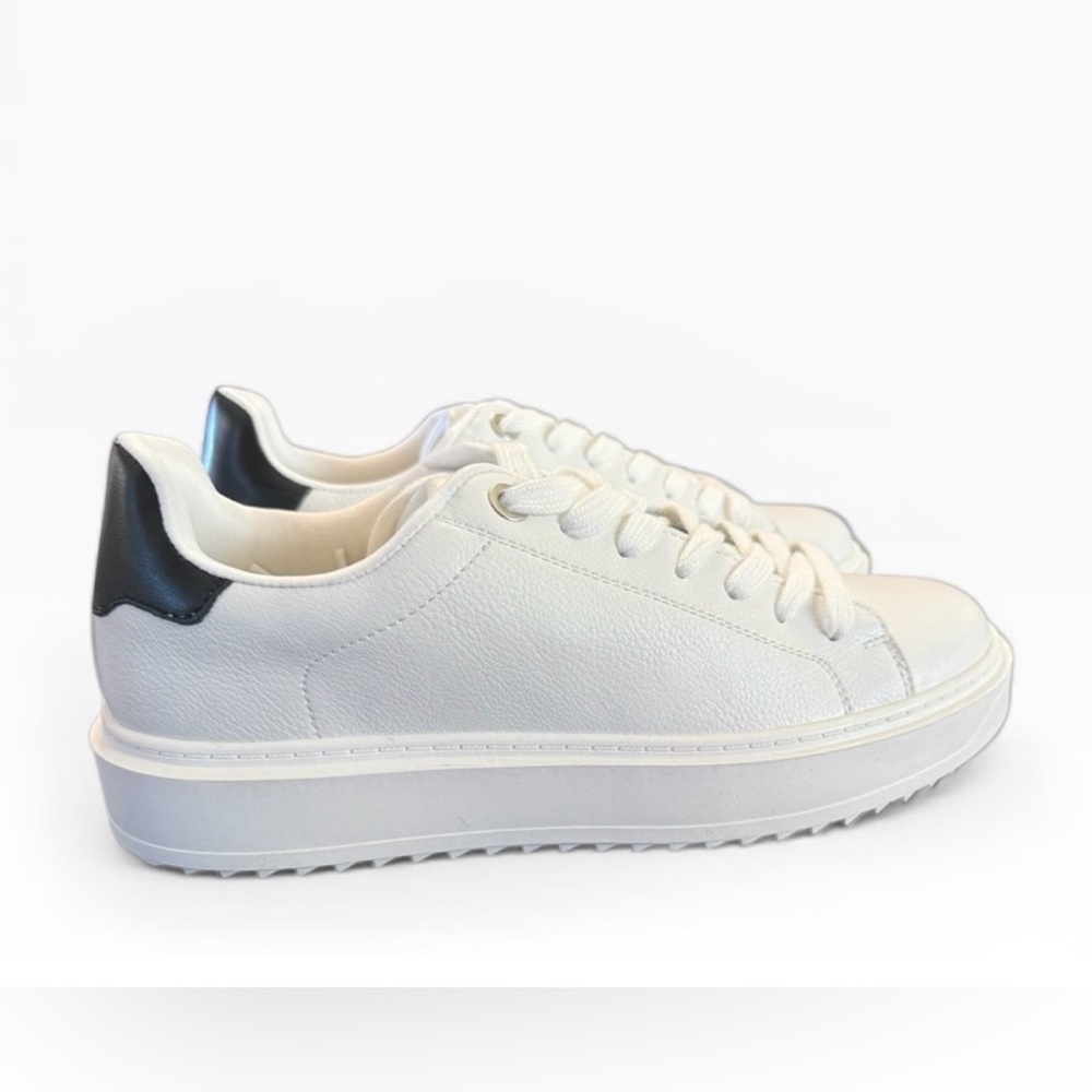 Steve Madden Charlie Platform Sneakers White Size 10